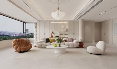 法式客餐厅3D模型下载